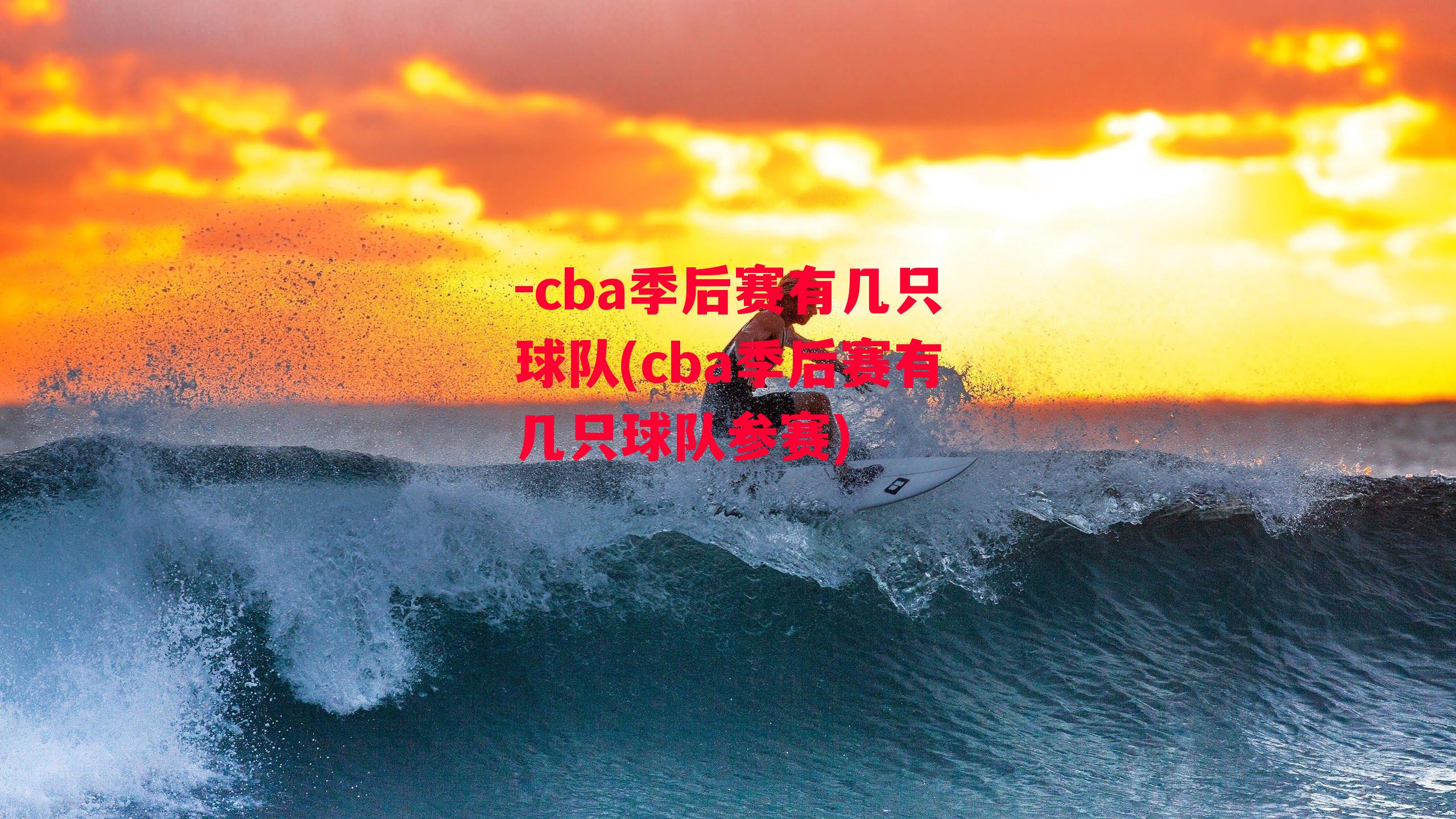 -cba季后赛有几只球队(cba季后赛有几只球队参赛)